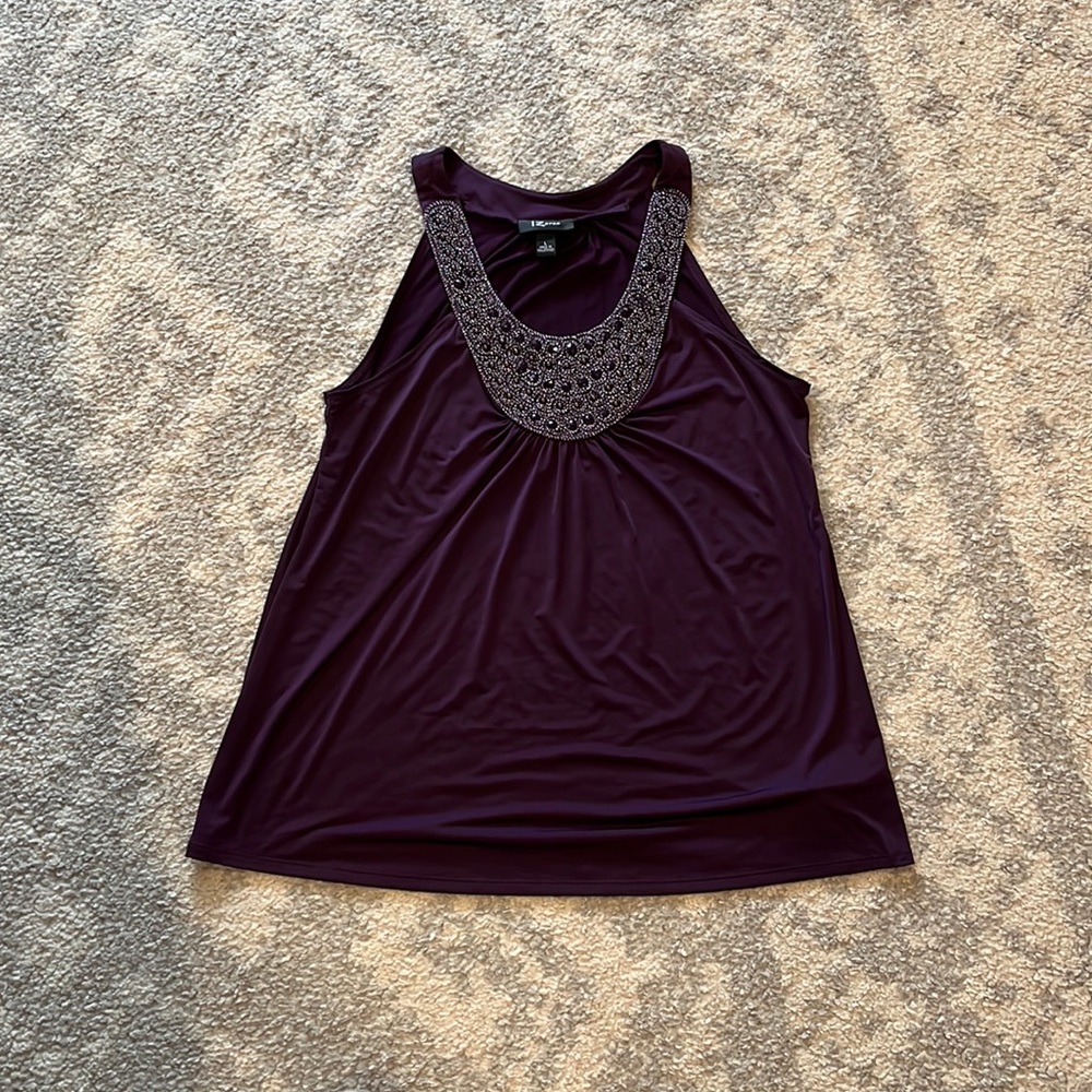 Purple beaded shirt never worn